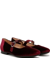 Naturalizer Kelly Velvet Mary Jane Flats