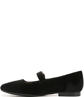 Naturalizer Kelly Velvet Mary Jane Flats