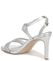 Naturalizer Kimberly Metallic Strappy Rhinestone Embellished Dress Sandals