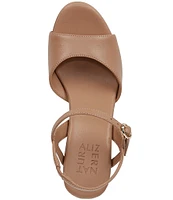 Naturalizer Lala Leather Ankle Strap Sandals