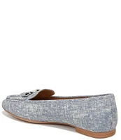 Naturalizer Layla Denim Print Suede Ornament Detail Loafers