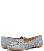 Naturalizer Layla Denim Print Suede Ornament Detail Loafers