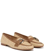 Naturalizer Lola Straw Buckle Detail Loafers