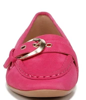 Naturalizer Lola Suede Buckle Detail Loafers