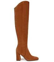 Naturalizer Lyric Suede Over The Knee Dress Boots