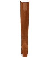 Naturalizer Lyric Suede Over The Knee Dress Boots