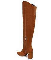 Naturalizer Lyric Suede Over The Knee Dress Boots