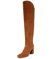 Naturalizer Lyric Suede Over The Knee Dress Boots