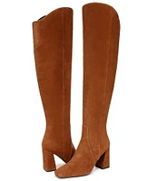 Naturalizer Lyric Suede Over The Knee Dress Boots