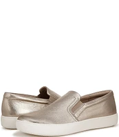 Naturalizer Marianne Slip On Metallic Leather Sneakers