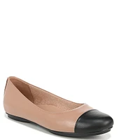 Naturalizer Maxwell Leather Cap Toe Ballet Flats