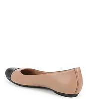 Naturalizer Maxwell Leather Cap Toe Ballet Flats