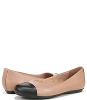 Naturalizer Maxwell Leather Cap Toe Ballet Flats