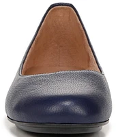 Naturalizer Maxwell Tumbled Leather Ballet Flats