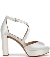 Naturalizer Melody Satin Platform Dress Sandals