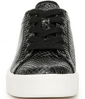 Naturalizer Morrison 2.0 Leather Snake Print Platform Sneakers