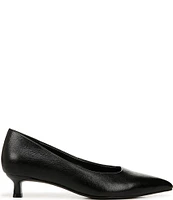 Naturalizer Natalia Kitten Heel Leather Pumps