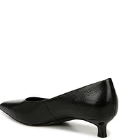 Naturalizer Natalia Kitten Heel Leather Pumps