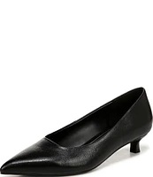 Naturalizer Natalia Kitten Heel Leather Pumps