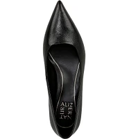 Naturalizer Natalia Kitten Heel Leather Pumps