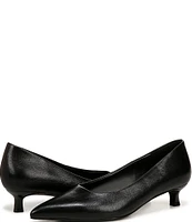 Naturalizer Natalia Kitten Heel Leather Pumps