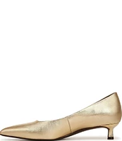 Naturalizer Natalia Kitten Heel Leather Pumps