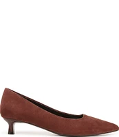 Naturalizer Natalia Suede Kitten Heel Pumps