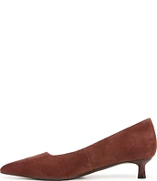 Naturalizer Natalia Suede Kitten Heel Pumps