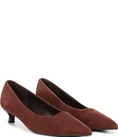 Naturalizer Natalia Suede Kitten Heel Pumps