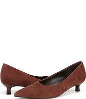 Naturalizer Natalia Suede Kitten Heel Pumps