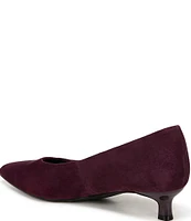 Naturalizer Natalia Suede Kitten Heel Pumps