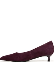 Naturalizer Natalia Suede Kitten Heel Pumps