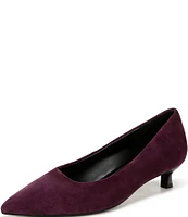 Naturalizer Natalia Suede Kitten Heel Pumps