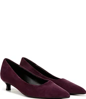 Naturalizer Natalia Suede Kitten Heel Pumps