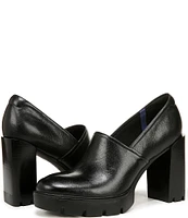 Naturalizer Pierson High Heel Leather Platform Pump Shooties