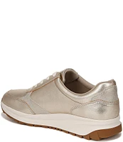 Naturalizer Shay Metallic Leather Lace-Up Sneakers