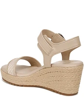 Naturalizer Stella Fabric Platform Espadrille Wedge Sandals