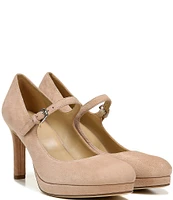 Naturalizer Talissa Mary Jane Suede Platform Pumps