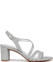 Naturalizer Vanessa Metallic Fabric Strappy Dress Sandals