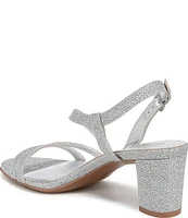 Naturalizer Vanessa Metallic Fabric Strappy Dress Sandals