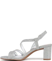 Naturalizer Vanessa Metallic Fabric Strappy Dress Sandals