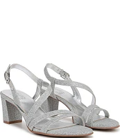 Naturalizer Vanessa Metallic Fabric Strappy Dress Sandals