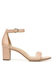 Naturalizer Vera Leather Ankle Strap Block Heel Dress Sandals