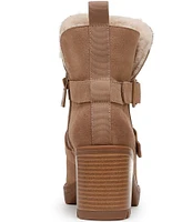 Naturalizer Verney Suede Moto Water Repellent Booties