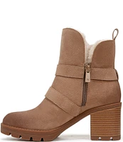 Naturalizer Verney Suede Moto Water Repellent Booties