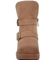 Naturalizer Verney Suede Moto Water Repellent Booties