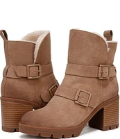 Naturalizer Verney Suede Moto Water Repellent Booties