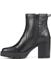 Naturalizer Wilde Leather Buckle Lug Sole Boots