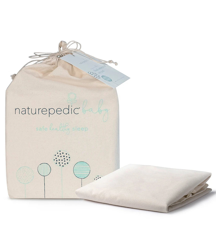 Naturepedic Organic Waterproof Baby Crib Flat Protector Pad