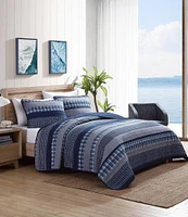 Nautica Addison Plaid Cotton Reversible Quilt Mini Set